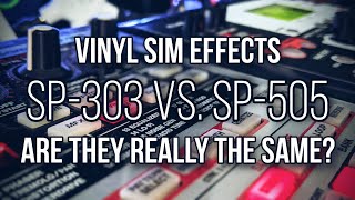 Video thumbnail for Boss SP-303 vs. SP-505 / A Vinyl Sim Effect Comparison by Matt Greer Music