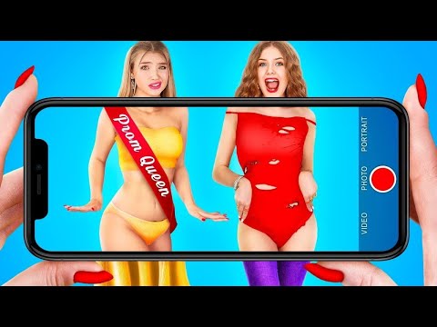 Broke Popular VS Rich Unpopular | Types of Girls at College