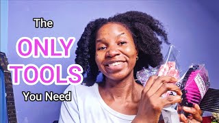 SECRET REVEALED: The Brushes and Tools You NEED To Grow Long 4C Hair  | Huge Haul! | UNBOXING