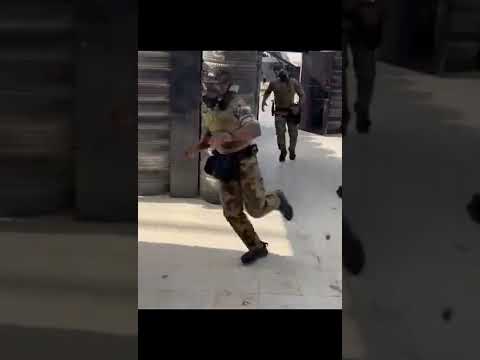 South African Police Special Task Force competing in UAE SWAT Challenge, 2022.