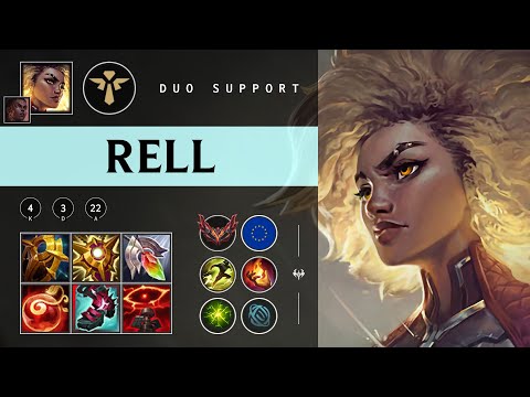 Rell Support vs Rakan - EUW Grandmaster Patch 25.24
