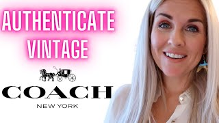 How To Authenticate Coach || What to look for BEFORE you buy Coach to resell.