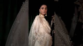 Hand Embroidered Chiffon Suit with Crushed Silk Sharara - Video 1