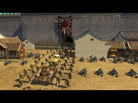 Japan Invades the GREAT WALL of CHINA!? - Men of War: WWII Mod Battle Simulator