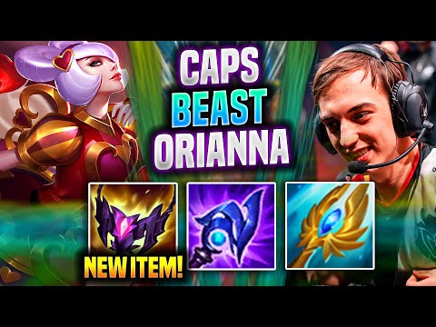 CAPS IS A BEAST WITH ORINNA NEW ITEMS! - G2 Caps Plays Orianna MID vs Akali! | Preseason 2022