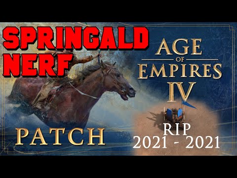 SPRINGALD NERF IS HERE | Patch Notes for Age of Empires 4