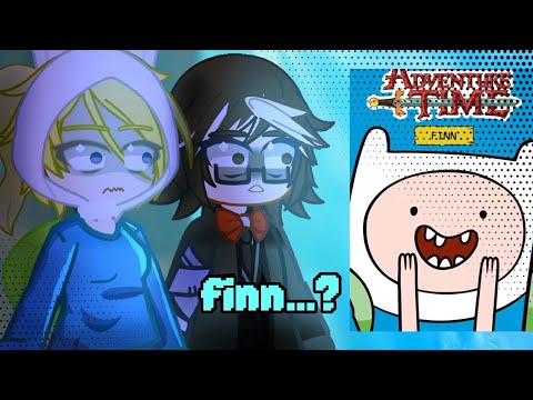 [🇺🇸🇧🇷] gacha life fionna and cake reacs to finn adventure Time