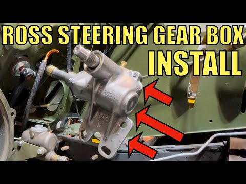 How to INSTALL Ross Steering Box to Willys Jeep frame (PART 3)