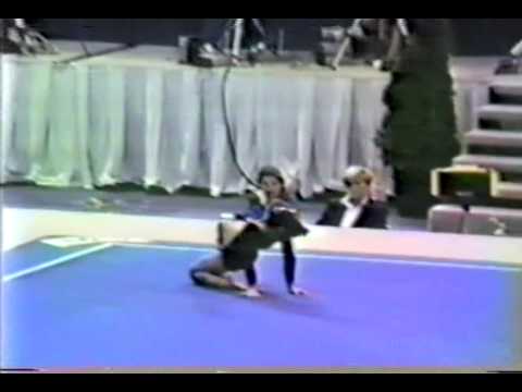 9th T CAN Cathy Giancaspro FX - 1985 World Gymnastics Championships 9.475