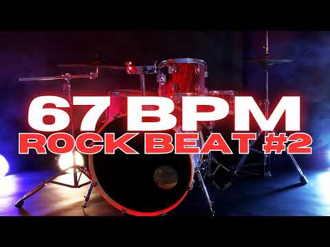 67 BPM - Rock Drum Beat - Loop 2