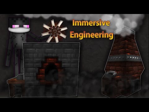 Minecraft Immersive Engineering: Basics with Windmill, Coke and Blast Furnace Tutorial German [2022]