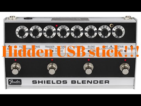 Hidden USB stick!!!!?? - Unboxing the Kevin Shield Blender pedal