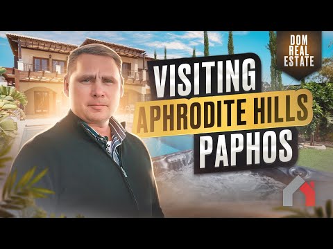 Luxury villas in Paphos, Cyprus. Elite residential complex — Aphrodite Hills.