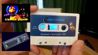 Cyber-Chicken Un-Boxing & Playtest [Amstrad CPC/64k Cassette version]