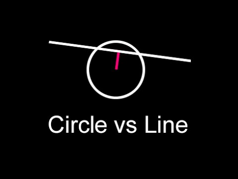 Intersection Between Line And Circle 2d Segment Collision Algorithm Java Javascript C C