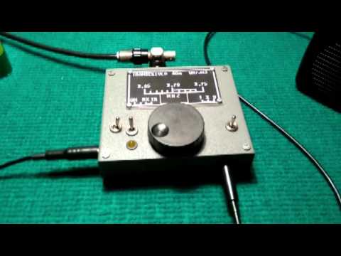 transceiver homemade portable 80m QRP SSB