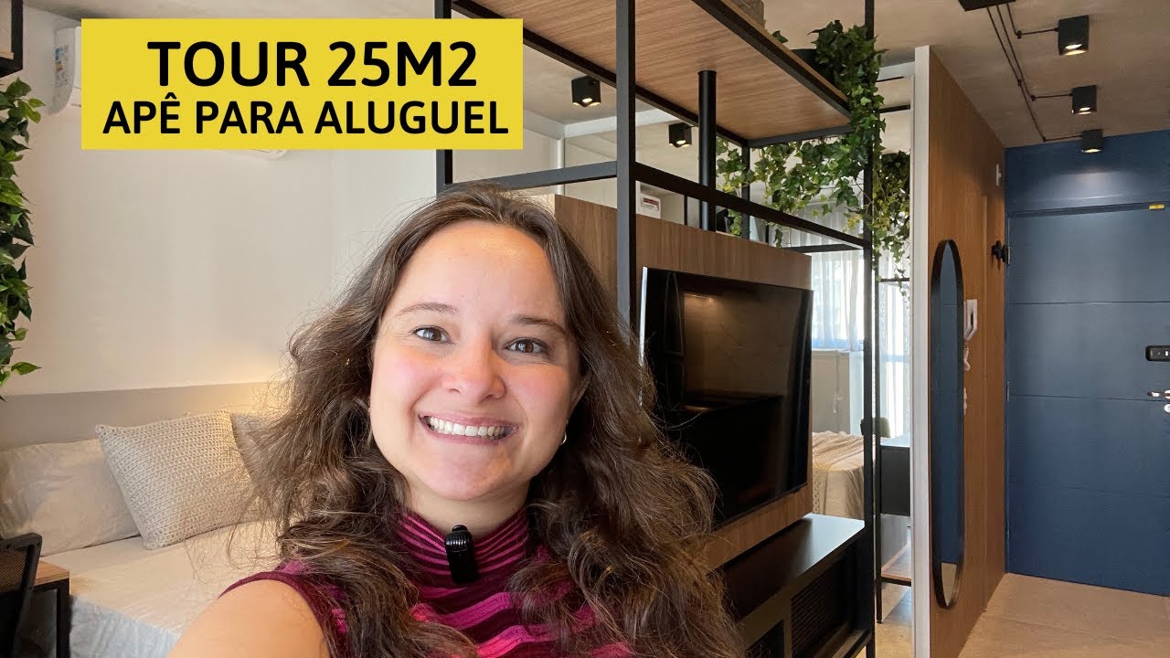 Tour Apto de 25m2 - Projeto Para Aluguel Fixo