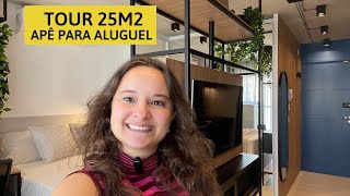 Tour Apto de 25m2 - Projeto Para Aluguel Fixo