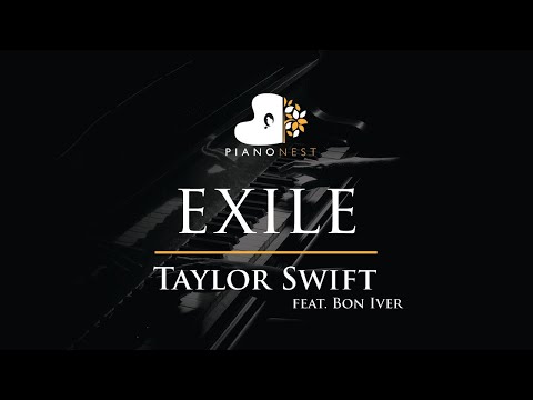 Taylor Swift – exile (feat. Bon Iver) - Piano Karaoke Instrumental Cover with Lyrics