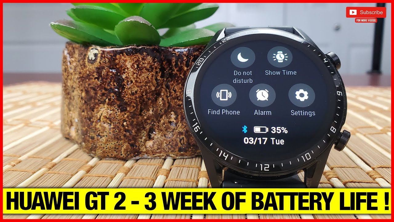 Huawei Watch GT 2 – Get 3 weeks of battery life!