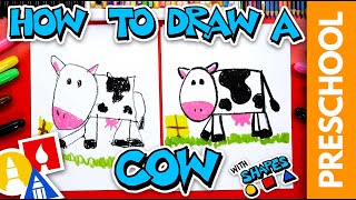 How To Draw A Cow - Preschool