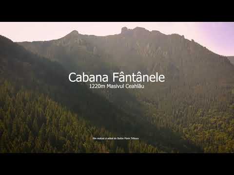 Cabana Fantanele Masivul Ceahlau (1220m altitudine)  Iunie 2021 Drona DJI