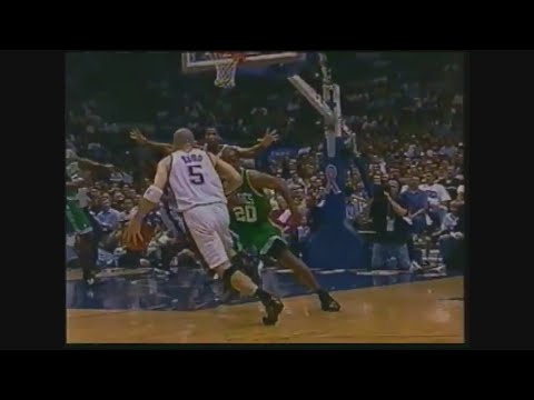 Jason Kidd 18 Points 7 Ast Vs. Celtics, 2002 Playoffs Game 5.