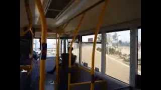 Gibraltar: inside the bus no. G 8178 A (trip on Europa Point - Europa Road)