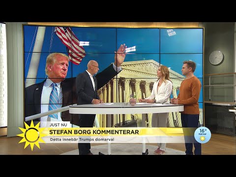 Trumps domarval till Högsta domstolen – ”Domaren är äkta konservativ” - Nyhetsmorgon (TV4)