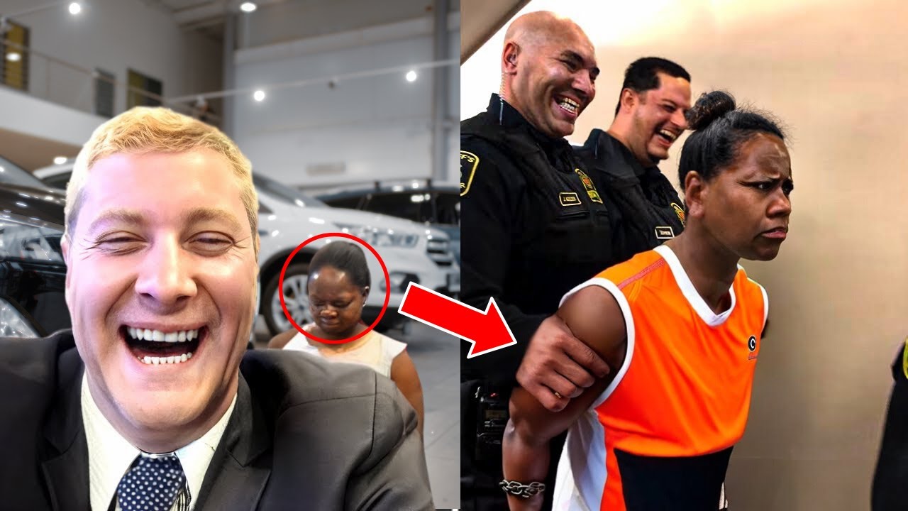 Luxury car dealer laughs at black millionaire, but quickly turns pale when they learn who her son is