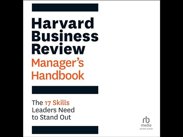 Vídeo relacionado con Harvard Business Review Manager's Handbook: The 17 Skills Leaders Need to Stand Out (HBR Handbooks)