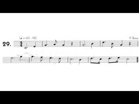 MSA lição 29 clave de sol - leitura métrica.