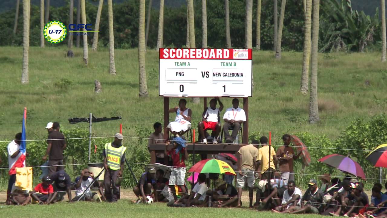 2013 OFC U-17 Championship / Day 4 / Papua New Guinea vs New Caledonia Highlights