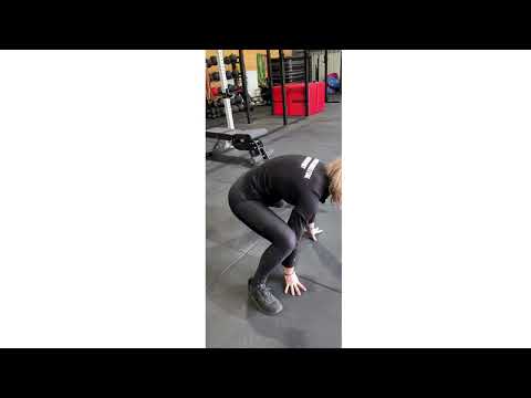 Cossack squat warm   up