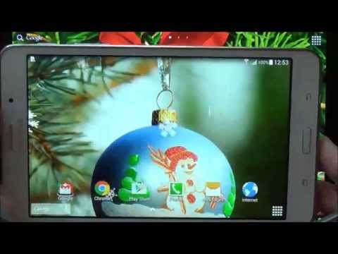Snowman Live Wallpaper Video