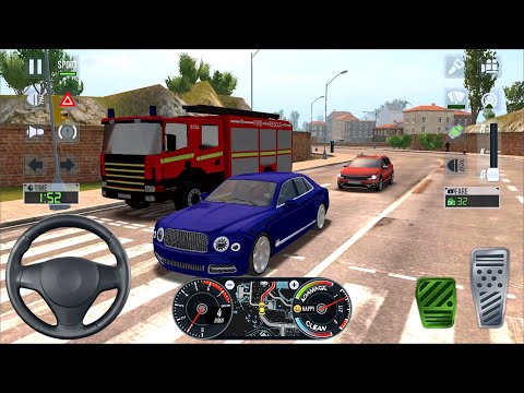 Taxi Sim 2020 #1 - Blue Luxurious Private Car City Driving Android Gameplay