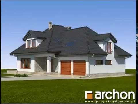 Dom w czarnuszce (G2) –  Reprezentacyjny dom z poddaszem użytkowym I ARCHON+ Projekty Domów