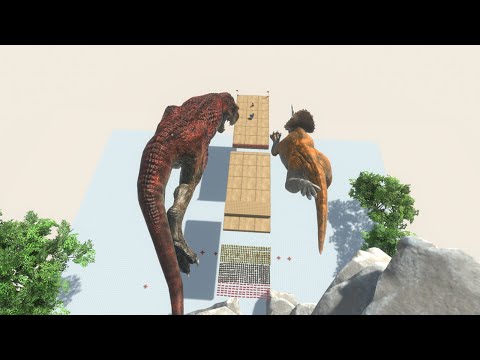 Super Jump | Jumping off a Mountain - Animal Revolt Battle Simulator