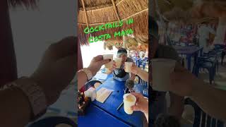 Cocktails in Costa Maya at the Krazy Lobster #shorts #howwecruise #ncl #vloggersextravaganza