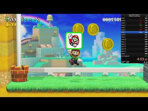 Super Mario Maker 2 endless mode easy speedrun 13:19