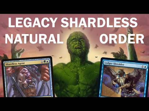 WHO SHARDED?! Legacy Shardless Natural Order Bant. Combo Control with cascade and Progenitus MTG