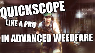 How to Quickscope in Advanced Warfare [MLG Tutorial by FaZe Stroodle]