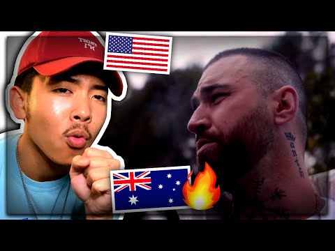 Spanian - Waste Em ft Twisted Insane AMERICAN REACTION! Australian Rap Drill Music | US / USA REACTS