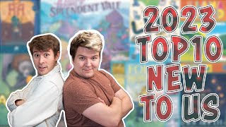 Top 10 Board Games | New to Us in 2023 | Older, Newer, and Favourable!