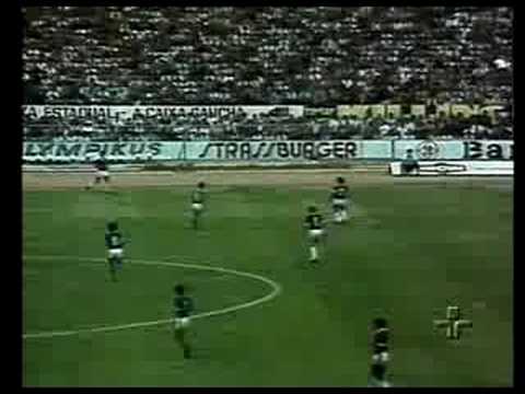 INTER 6X0 Palmeiras - 1981 - Compacto do jogo