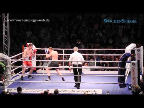 Dessauer Boxnacht 2014 - Mario Platz vs. Angelo Venjacob