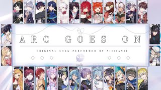 [FULL] 「Arc goes oN」 NIJISANJI Color coded lyrics (KAN/ROM/ENG)