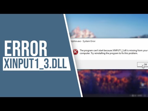 comment installer xinput1 3 dll