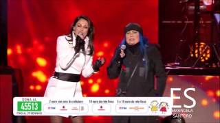 Anna Tatangelo &amp; Loredana Bertè - E la luna bussò @ Capodanno 2016 (Civitanova Marche)