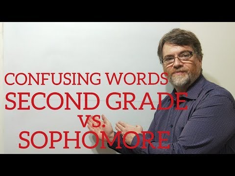 Tutor Nick P Lesson (323) When to Correctly Use the Words Year or Grade With School